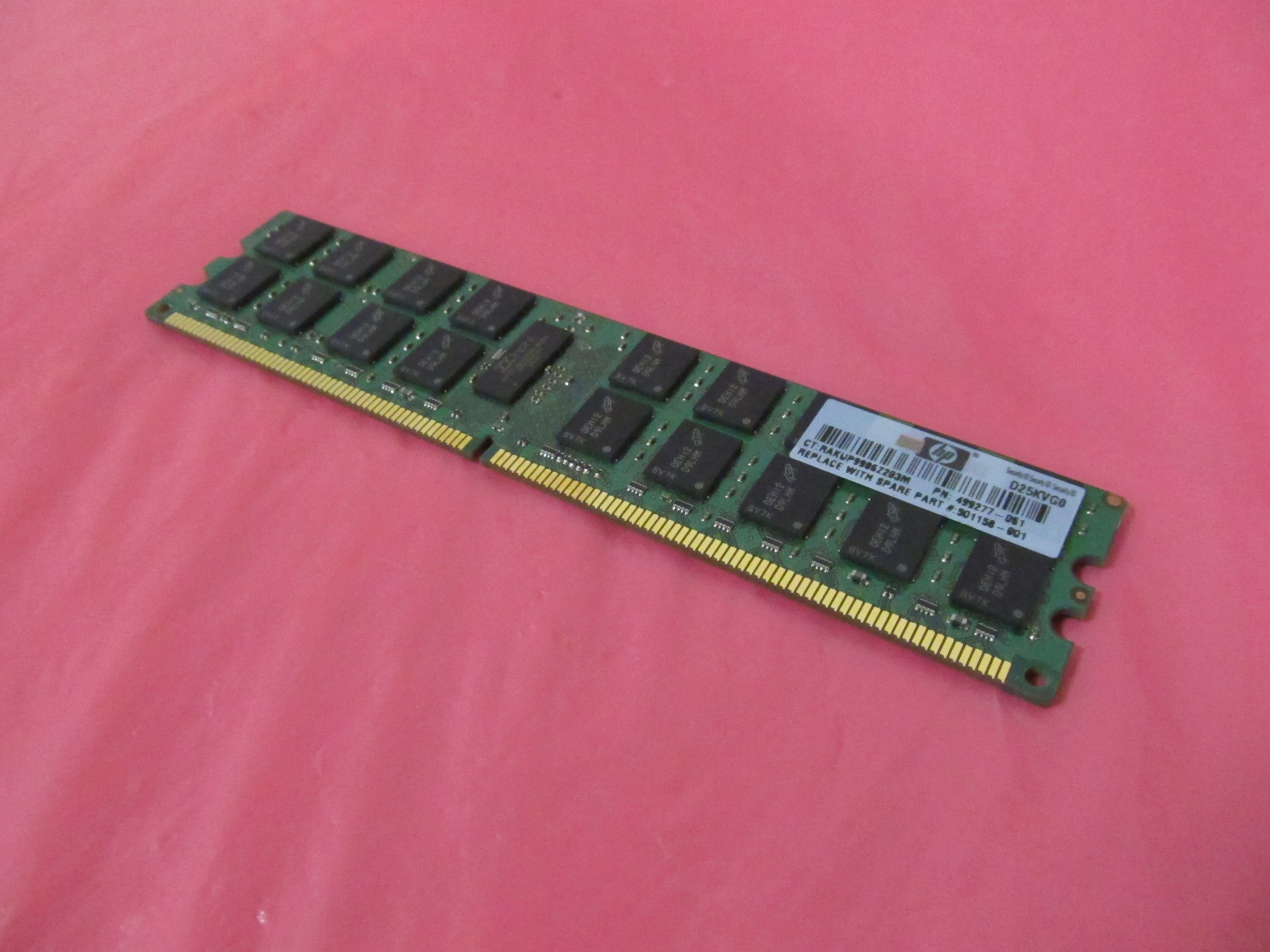 QTY 1x 2GB IBM FRU 09N4309 DDR 266,PC2100R ECC Registered Server memory